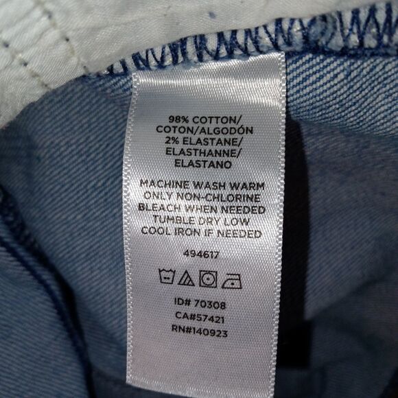 Modern Cropped Tie @ the Waist Loft Jeans sz 10 - Picture 6 of 14